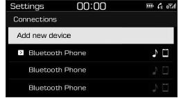 Emparelhamento de um segundo dispositivo Bluetooth