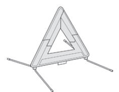 Instalação do triângulo no solo