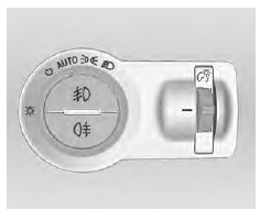 Interruptor de luz com controle de luz automático (se equipado)