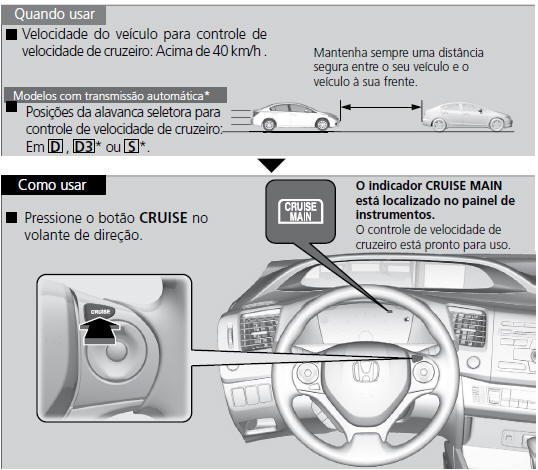 Controle de Velocidade de Cruzeiro