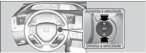 Para Ajustar a Velocidade do Veículo