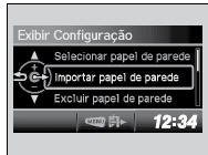 Importar Papéis de Parede de um Dispositivo USB