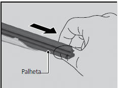 Substituição da Borracha da Palheta do Limpador