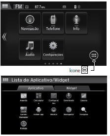 Usando Aplicativos ou Widgets