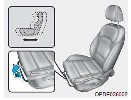 Ajuste para a frente e para a retaguarda