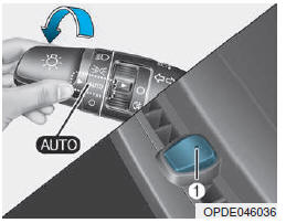 Iluminação automática (se equipado)