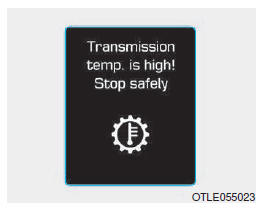 Temperatura elevada da transmissão