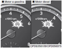 Para parar o motor em modo de paragem em marcha lenta