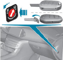 Neutralização do airbag frontal do passageiro