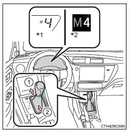 Alterar as gamas de velocidade na posição M