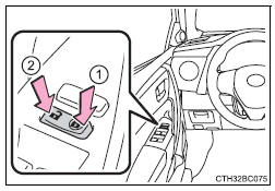 Interruptores de trancamento das portas (se equipado)