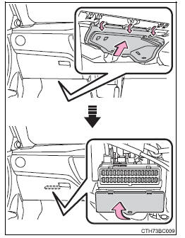 Painel de instrumentos do lado do passageiro (veículos de volante à direita)