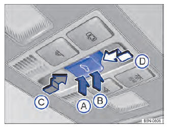 Fig. 73 No revestimento do teto: botão do teto de vidro.