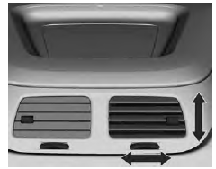 Difusores de ar ajustáveis