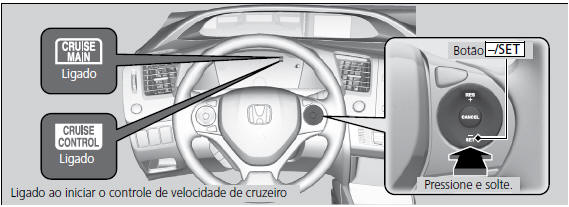 Para Ajustar a Velocidade do Veículo