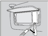 Lâmpada do Espelho de Cortesia