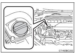 Adição de óleo do motor