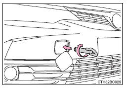 Procedimento de reboque de emergência