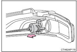 Luz do sinal de mudança de direção lateral